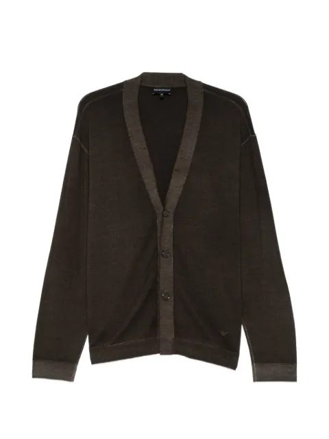 Emporio Armani cárdigan con cuello en V