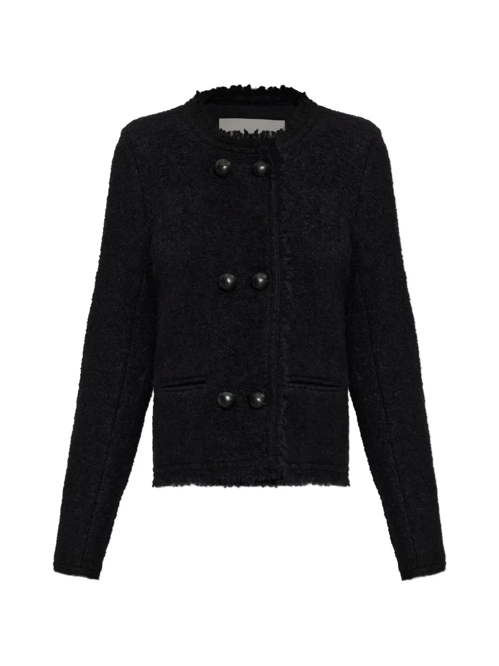 ISABEL MARANT Suely frayed-edge jacket - Nero