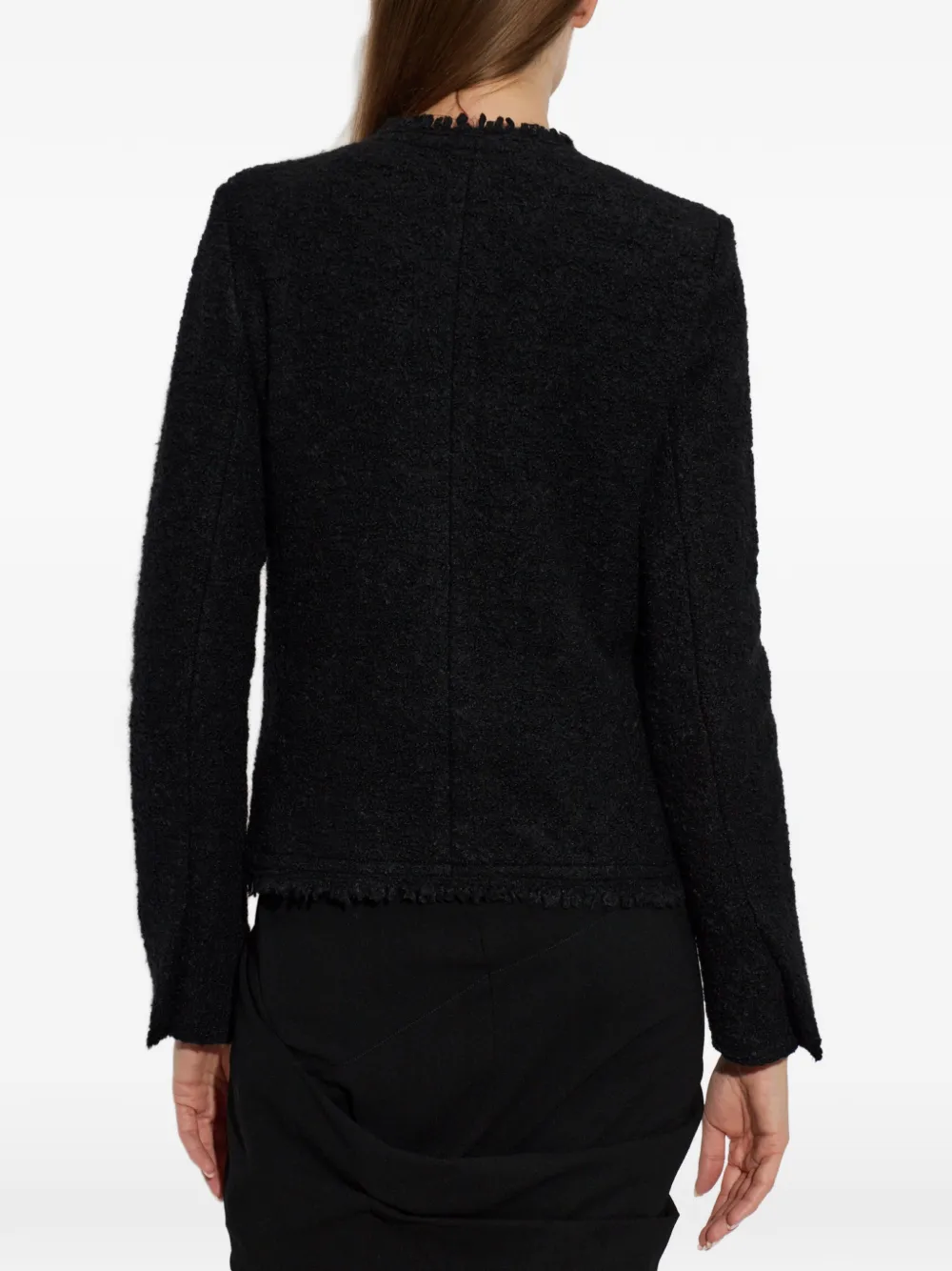 ISABEL MARANT Suely jack met franje Zwart