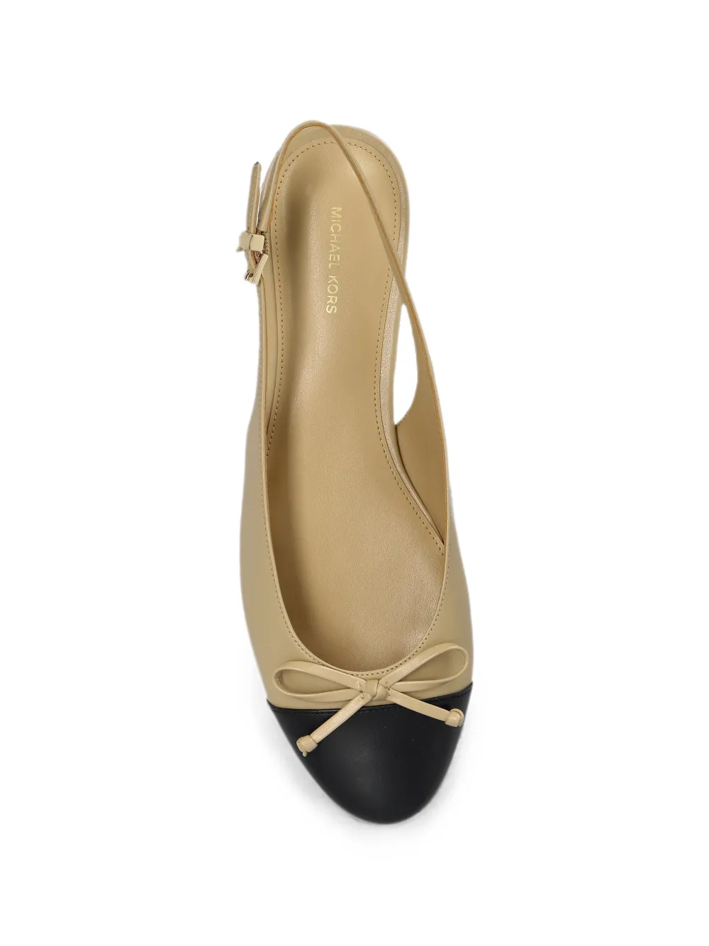 Michael Kors Piper slingback ballet flats Beige