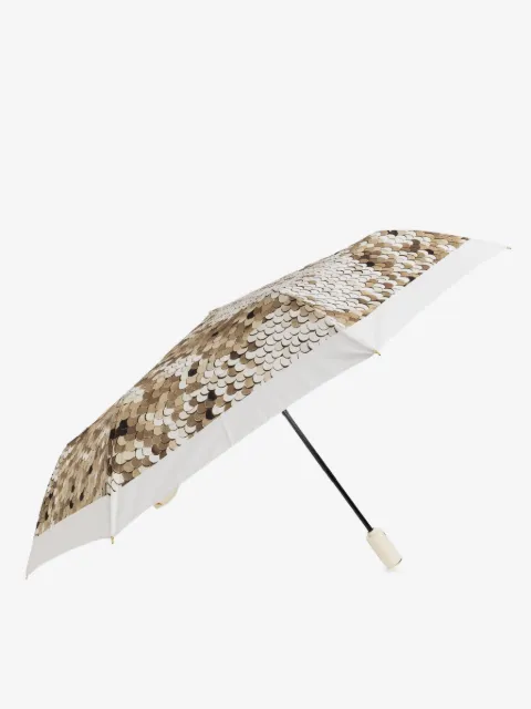 Moschino sequin-print folding umbrella