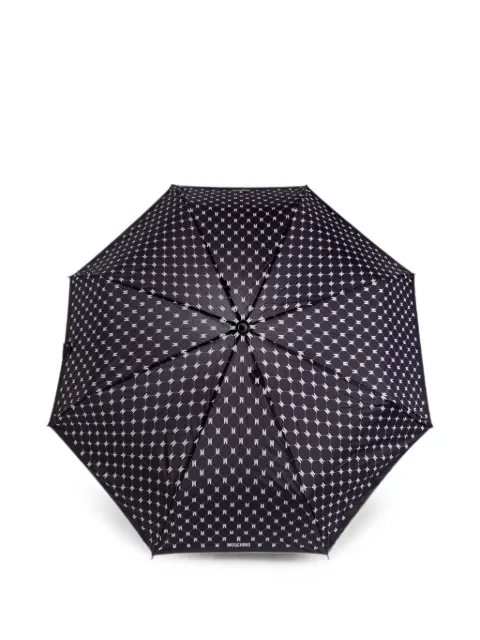 Moschino monogram-print folding umbrella
