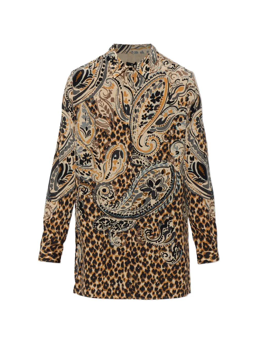 ETRO leopard-pattern shirt - Neutrals