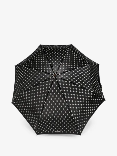 Moschino paraguas plegable con monograma