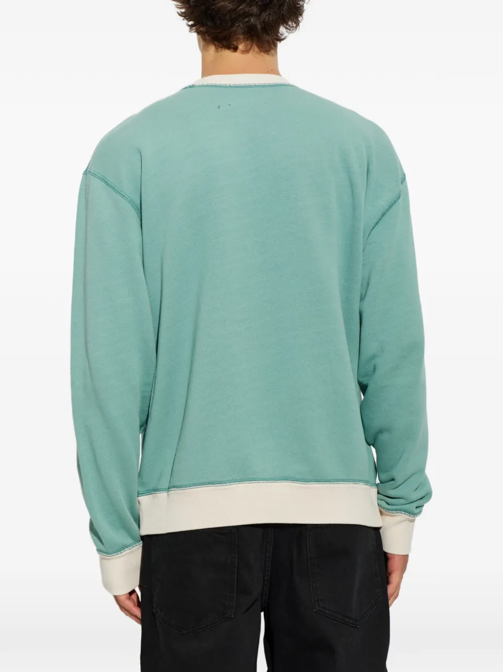 MARANT Miker sweater met geborduurd logo Groen