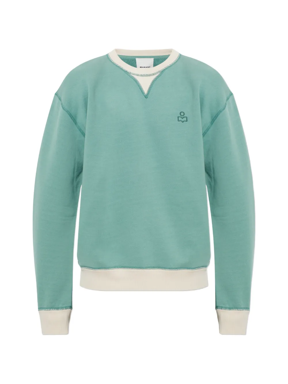 MARANT Miker logo-embroidered sweatshirt - Verde