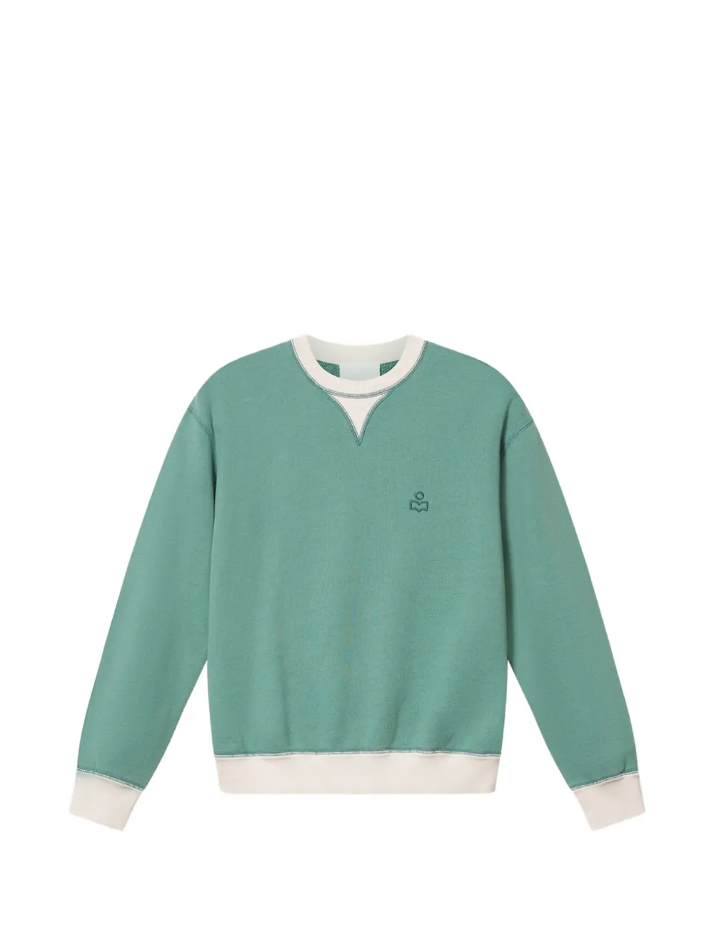 MARANT Miker logo-embroidered sweatshirt - Verde