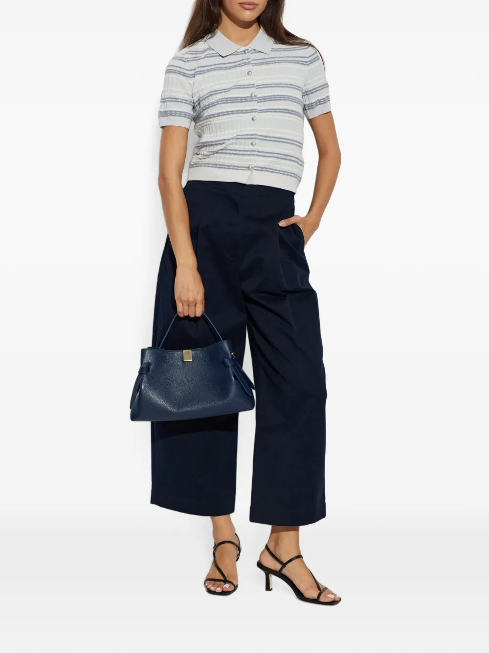 rag & bone Gestreept vest Blauw