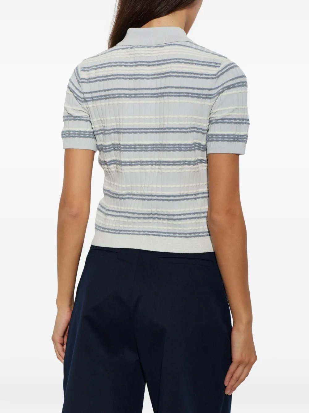 rag & bone Gestreept vest Blauw