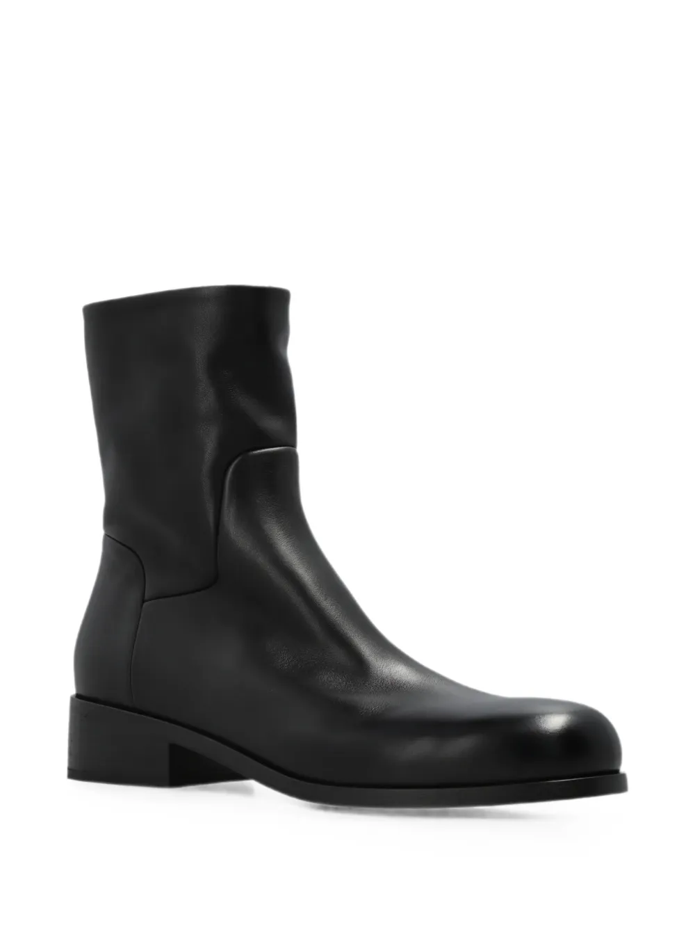 Marsèll leather ankle boots Zwart