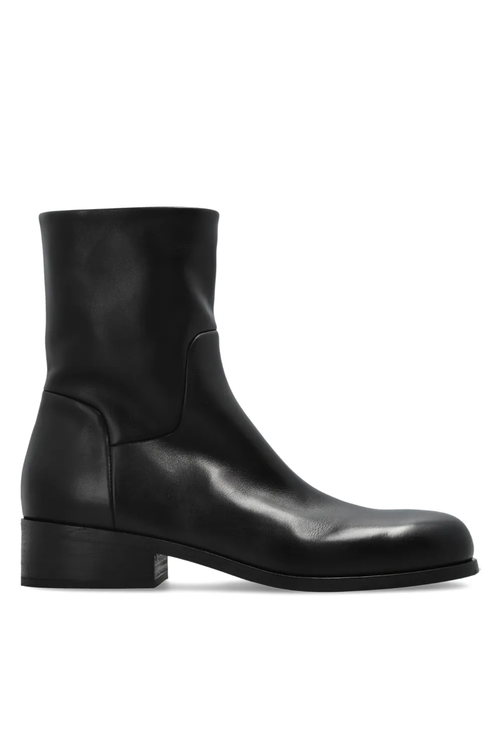 Marsèll leather ankle boots Zwart