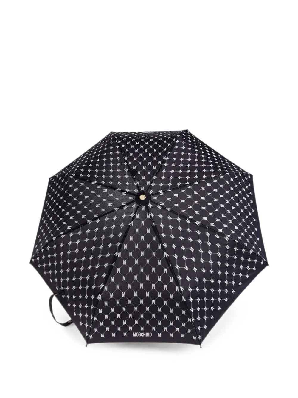 Moschino Ombrello con monogramma - Nero