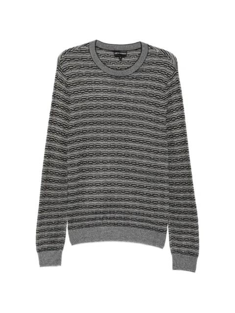 Emporio Armani horizontal-stripe sweater