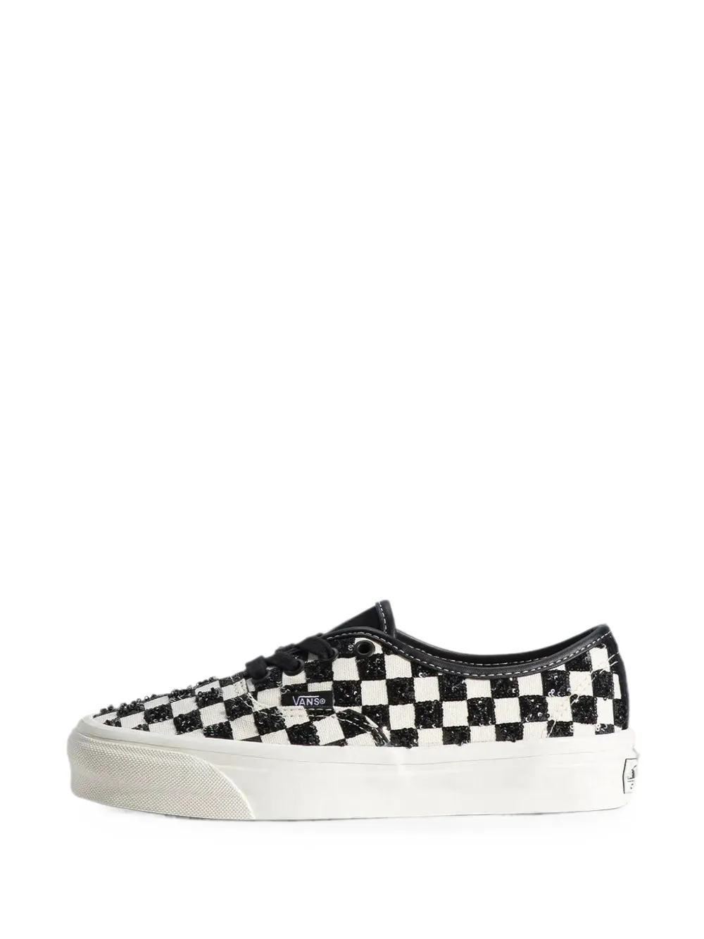 Vans Authentic Checkerboard sneakers Zwart