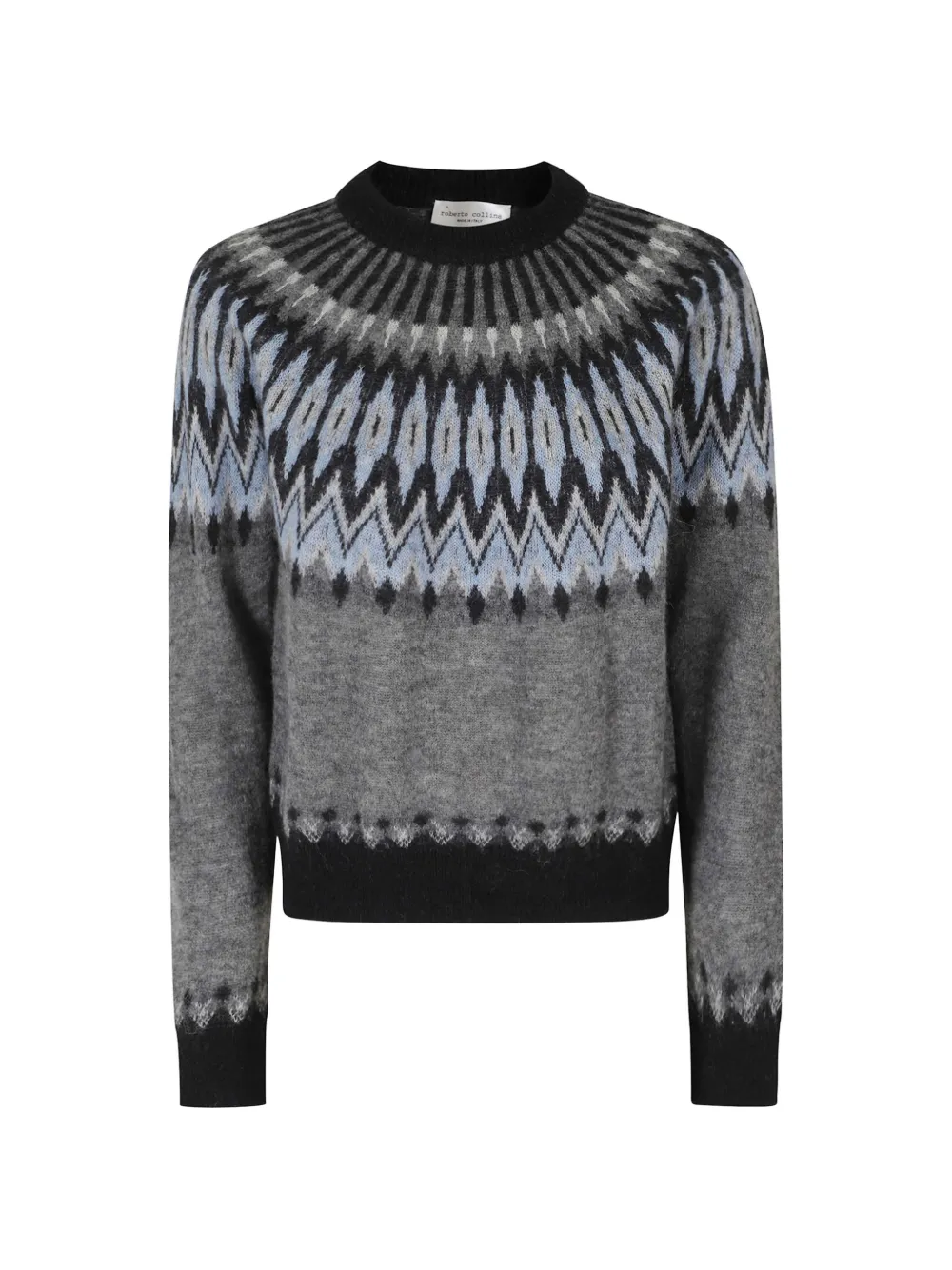 Roberto Collina patterned sweater - Grau