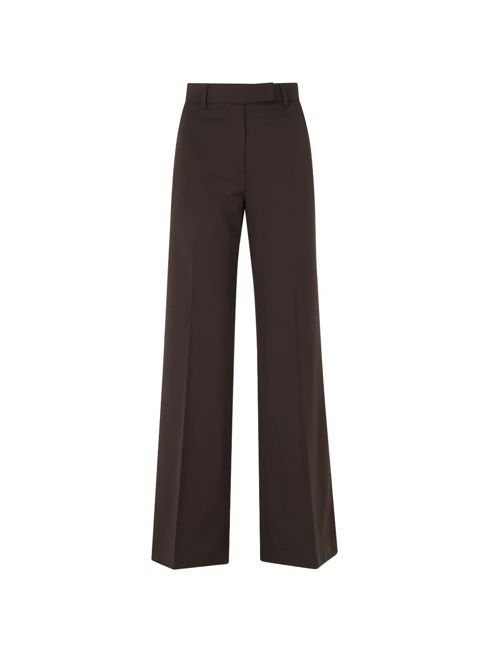 Seventy belt-loop pressed-crease trousers - Marrone