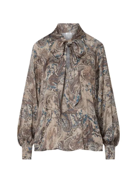 LIU JO printed satin blouse