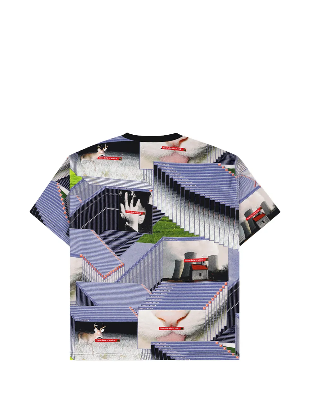 Pleasures Crash Heavyweight T-shirt Blauw