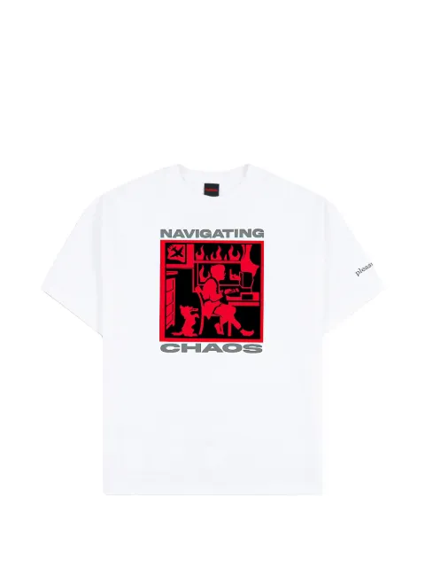 Pleasures graphic-print T-shirt