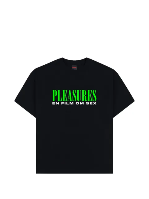 Pleasures logo-print T-shirt