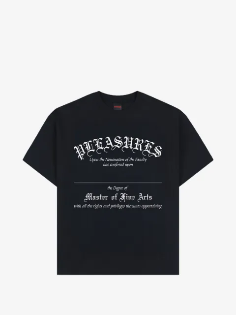 Pleasures Degree graphic-print T-shirt
