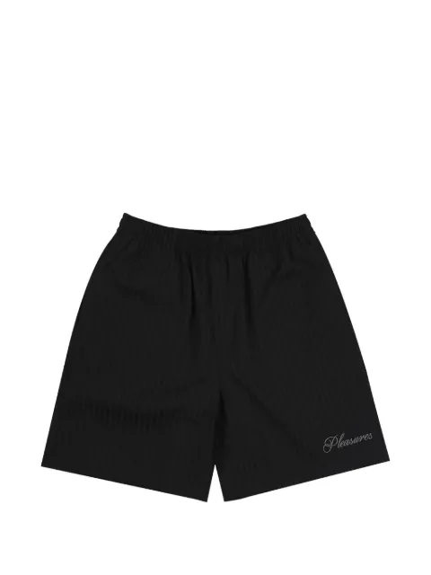 Pleasures Fortunate logo-detail shorts