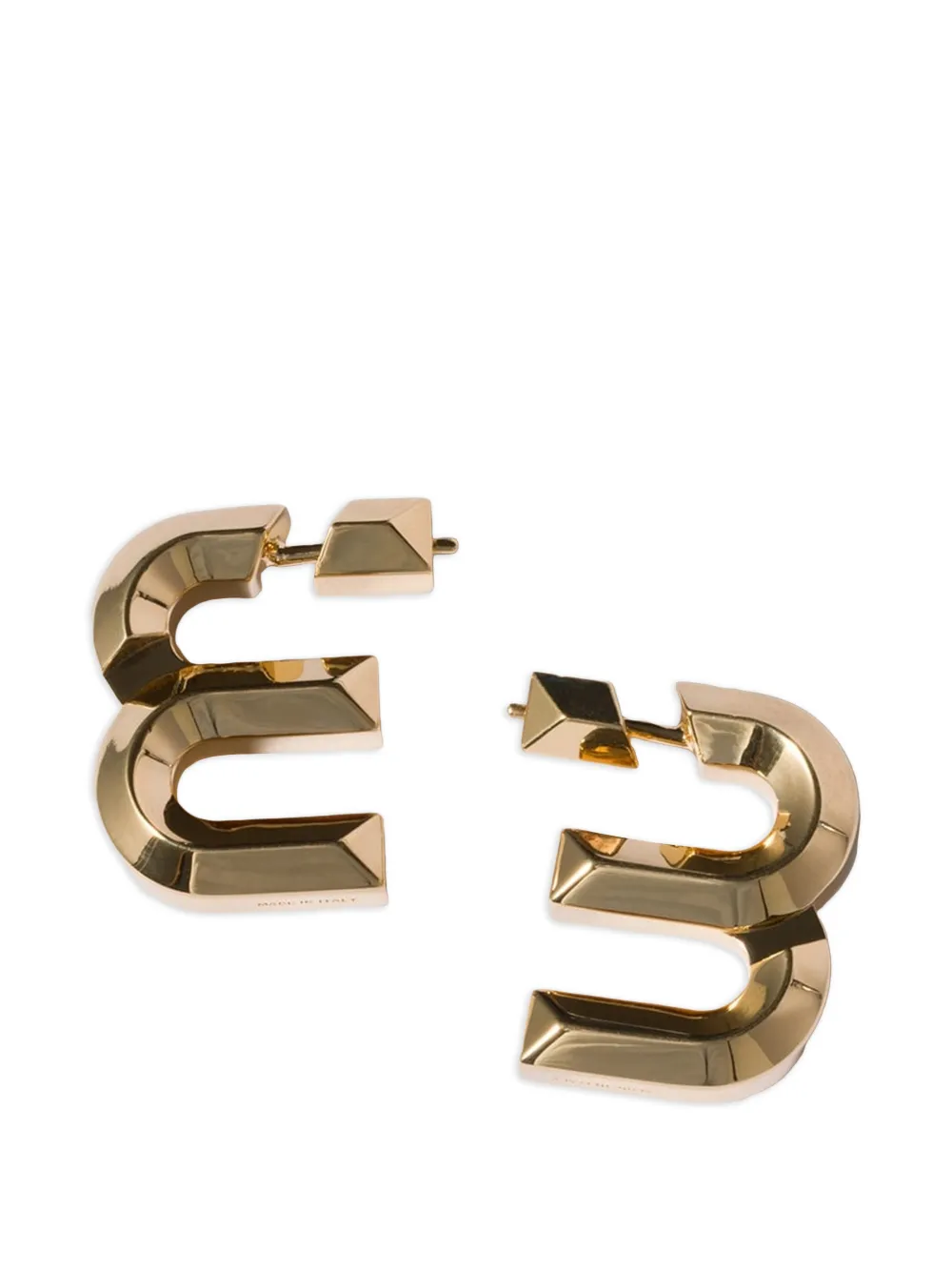 Miu Miu metal earrings - Oro