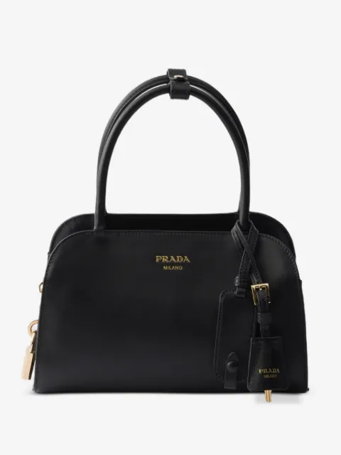 Prada bolsa de mano mediana de piel