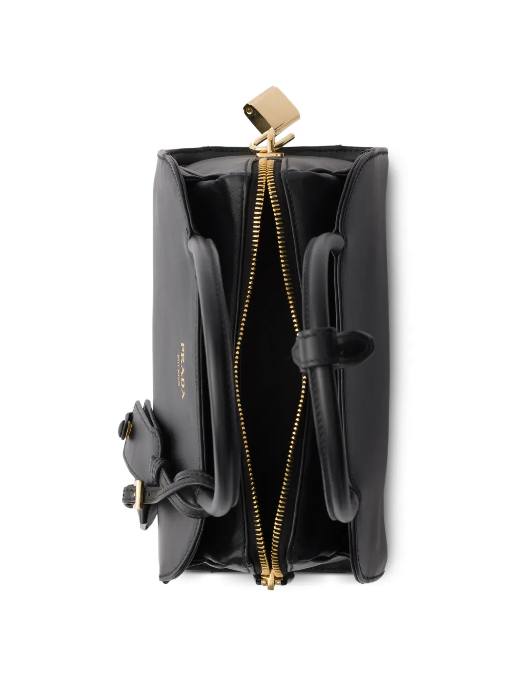 Prada Leren handtas Zwart