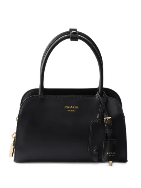 Prada mellemstor håndtaske i læder