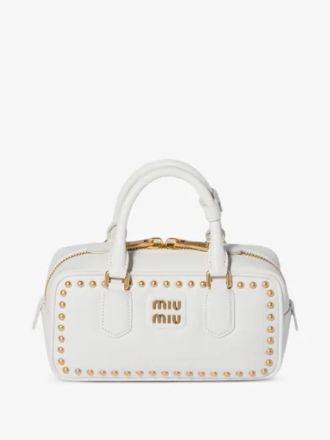 Miu Miu Arcadie studded leather bag