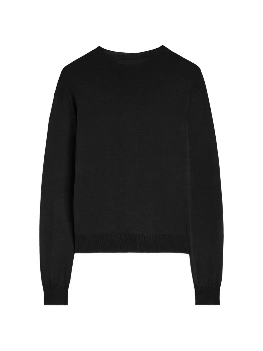 Jil Sander Trui met ronde hals Zwart