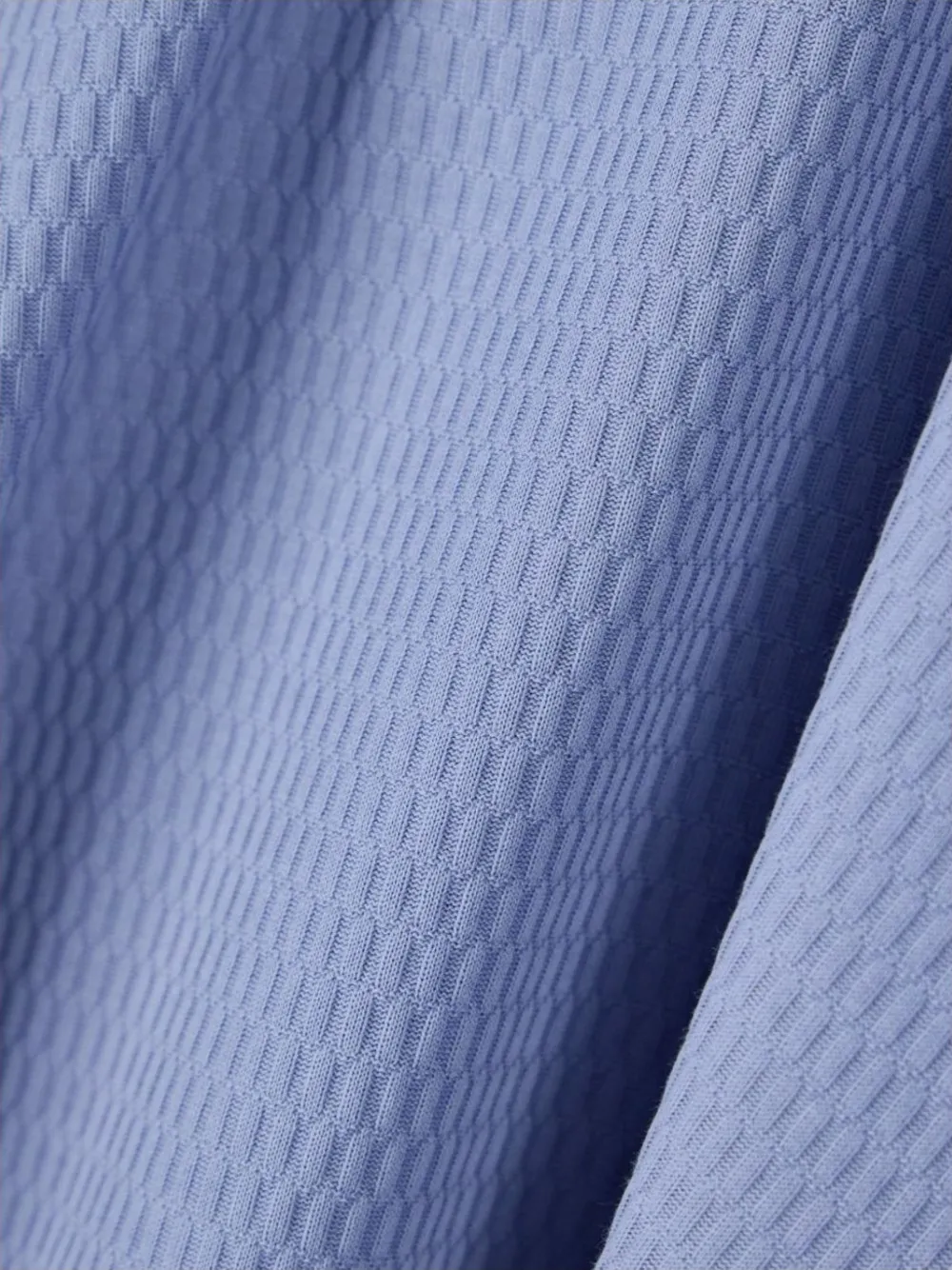 Emporio Armani T-shirt met wafelpatroon Blauw