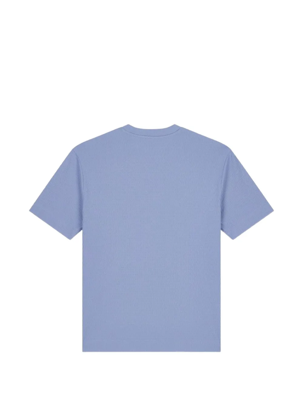 Emporio Armani T-shirt met wafelpatroon Blauw