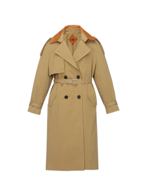 MCM double-breasted trench coat
