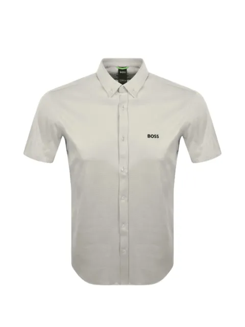 BOSS chemise boutonnée Motion à logo imprimé
