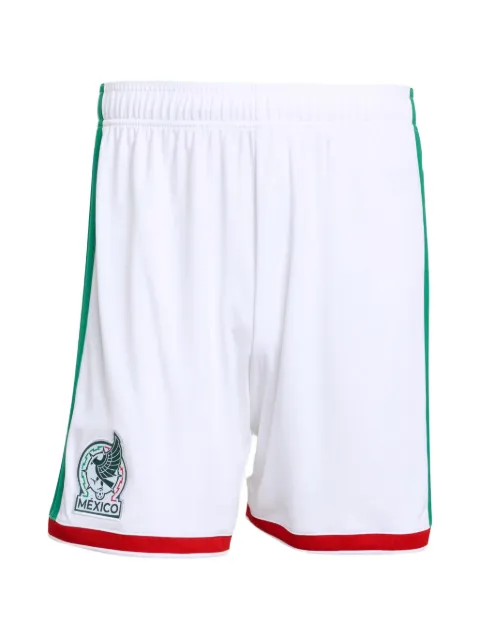 adidas Mexico crest-patch side-stripe shorts