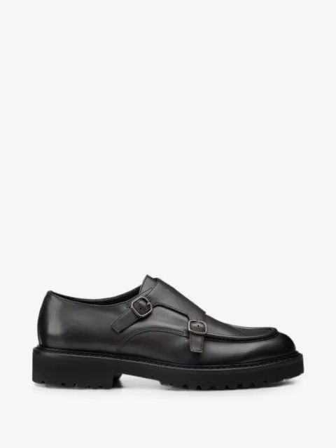 Doucal's double-buckle leather loafers