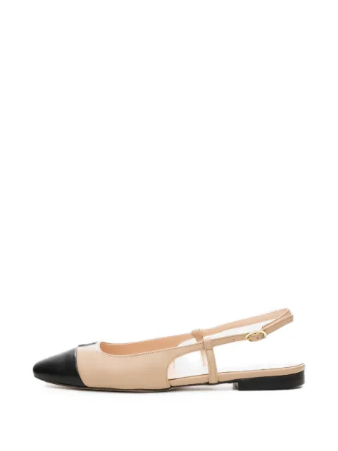Poche Paris cap-toe slingback sandals