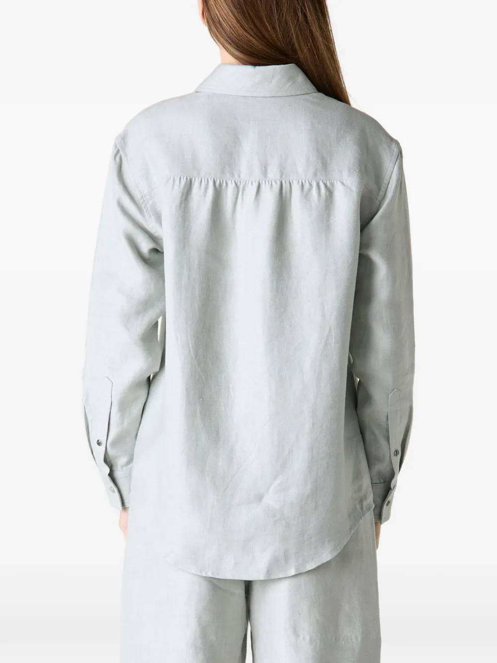 GOD'S TRUE CASHMERE Linnen blouse Grijs