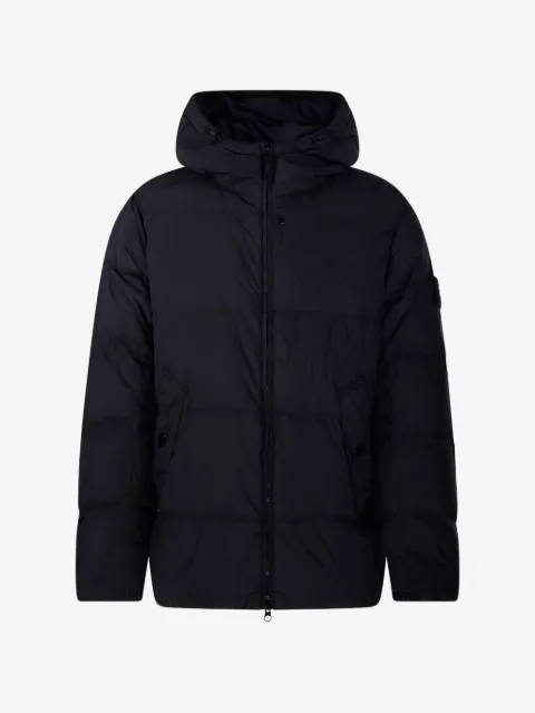 Stone Island Gefütterter Kapuzenmantel