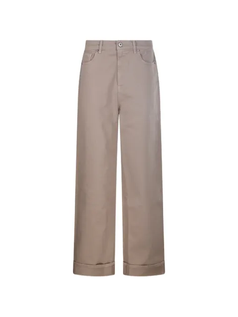 P.A.R.O.S.H. pantalones con dobladillo vuelto
