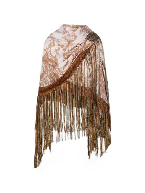 Pierre-Louis Mascia Aloeuw floral-print fringed scarf