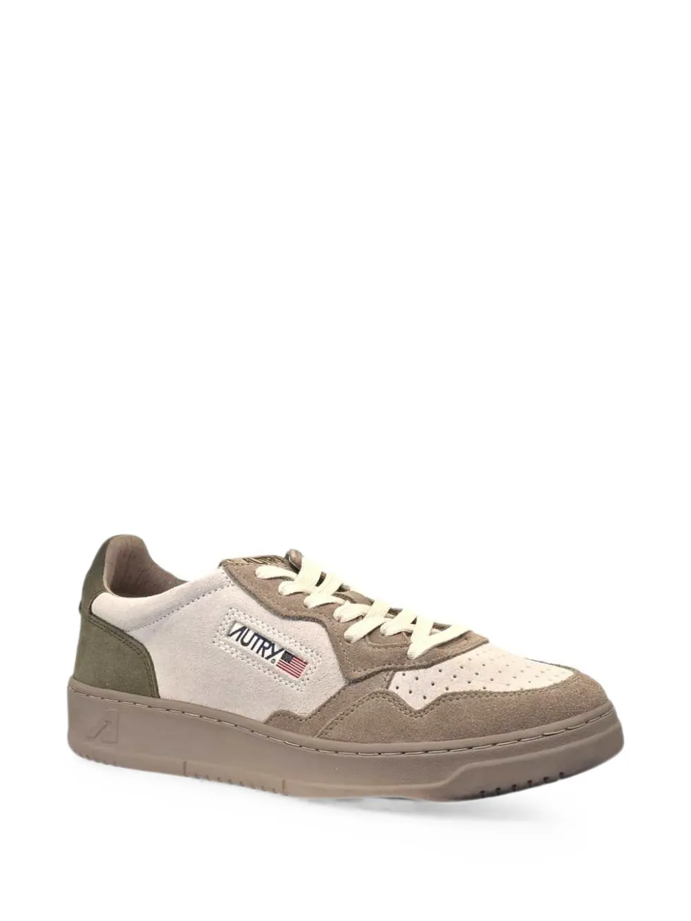 Autry Medalist suede sneakers Beige