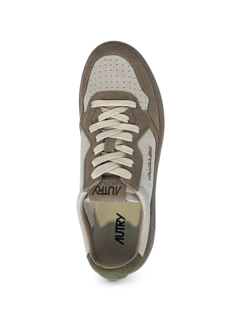Autry Medalist suede sneakers Beige
