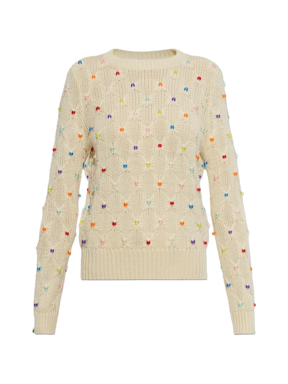 MARANT ÉTOILE Priyanka bead-embellished sweater - Neutrals