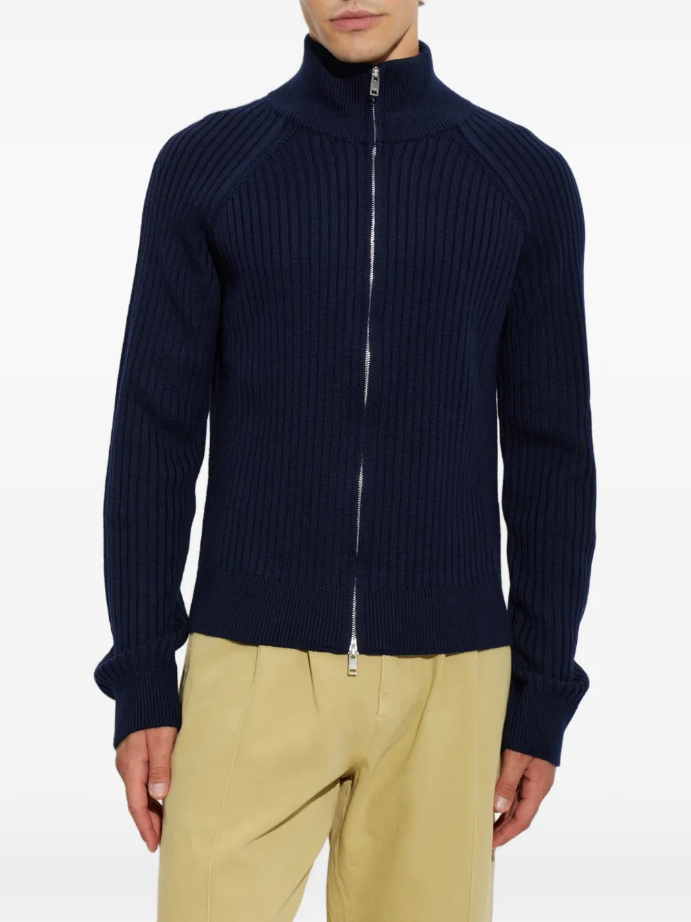 MARANT Ribgebreid vest Blauw