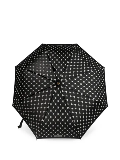 Moschino monogram folding umbrella
