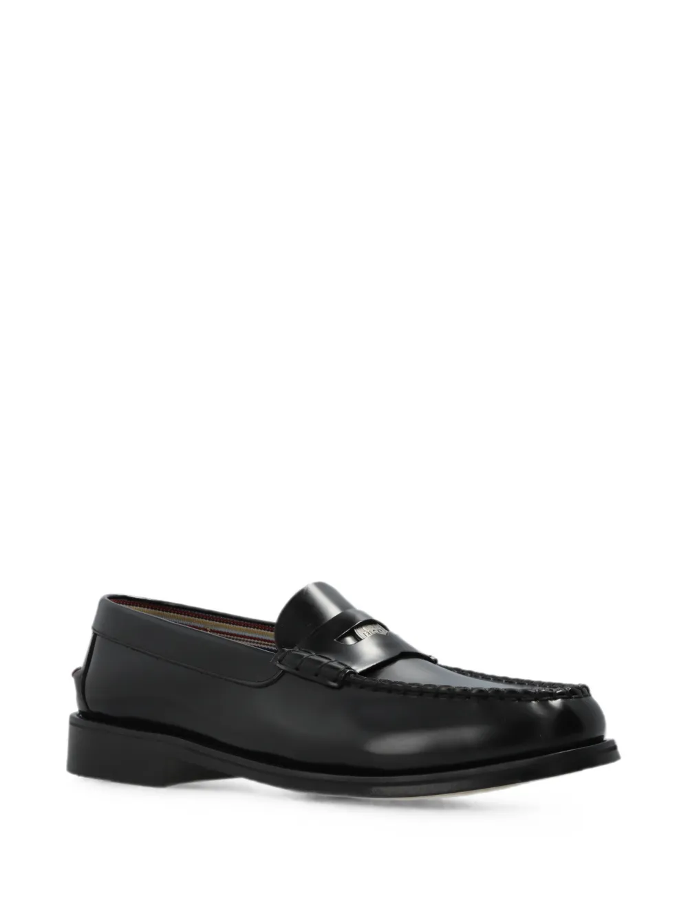 Paul Smith Rialto leather loafers Zwart