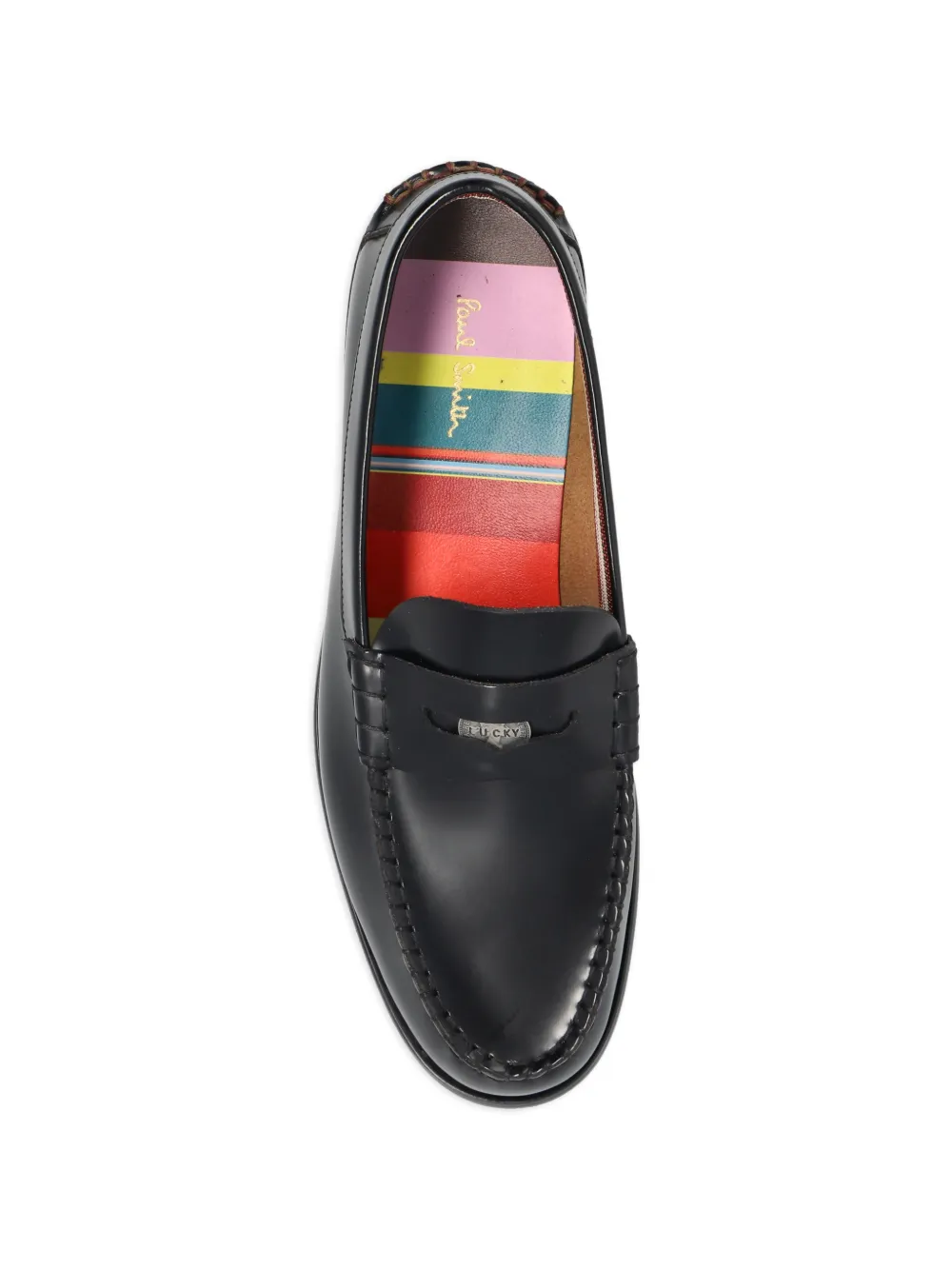 Paul Smith Rialto leather loafers Zwart